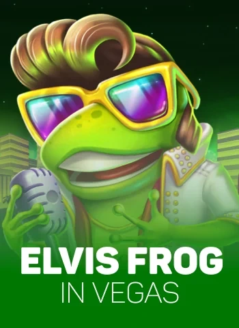 Elvis Frog in Vegas met zingende kikker